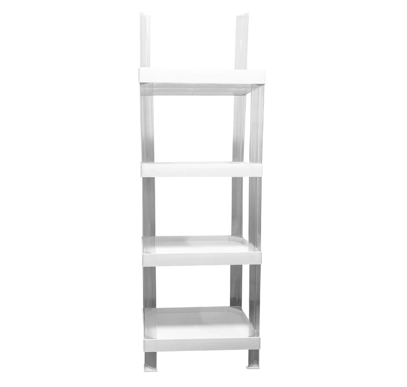 EXHIBIDOR MODULAR PARA PRODUCTOS 46*46*132 CMS PAYLOADER ESTANDAR BANDEJA BLANCA