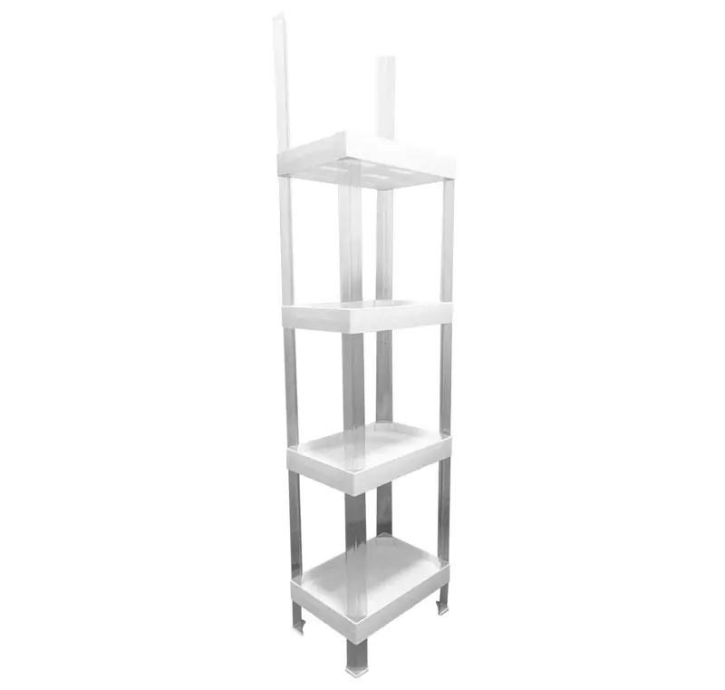 EXHIBIDOR MODULAR PARA PRODUCTOS 35*24*132 CMS PAYLOADER ESTANDAR BANDEJA BLANCA (C2)